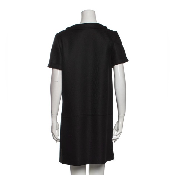Burberry London Wool Mini Black Dress Sz 10 - Picture 2 of 3